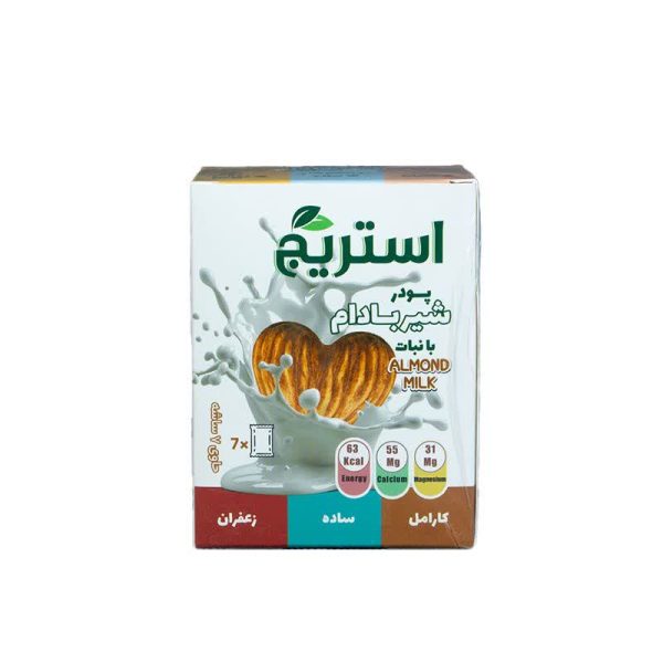 بسته ترکیبی شیر بادام و نبات سه طعم 200 گرمی استریج